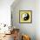 8-Bit Pixel-Art Yin Yang Symbol-wongstock-Framed Art Print displayed on a wall