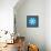 8-Bit Pixel Crystalline Snowflake-wongstock-Framed Stretched Canvas displayed on a wall