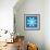 8-Bit Pixel Crystalline Snowflake-wongstock-Framed Premium Giclee Print displayed on a wall