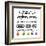 8-Bit Pixel International Hello Greetings-wongstock-Framed Art Print