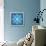 8-Bit Pixel Snowflake-wongstock-Framed Stretched Canvas displayed on a wall