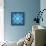 8-Bit Pixel Snowflake-wongstock-Framed Stretched Canvas displayed on a wall