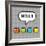 8-Bit Pxiel Characters Say Hello-wongstock-Framed Art Print