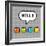 8-Bit Pxiel Characters Say Hello-wongstock-Framed Art Print