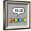 8-Bit Pxiel Characters Say Hello-wongstock-Framed Art Print