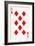 8 of Diamonds from a deck of Goodall & Son Ltd. playing cards, c1940-Unknown-Framed Giclee Print