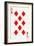 8 of Diamonds from a deck of Goodall & Son Ltd. playing cards, c1940-Unknown-Framed Giclee Print