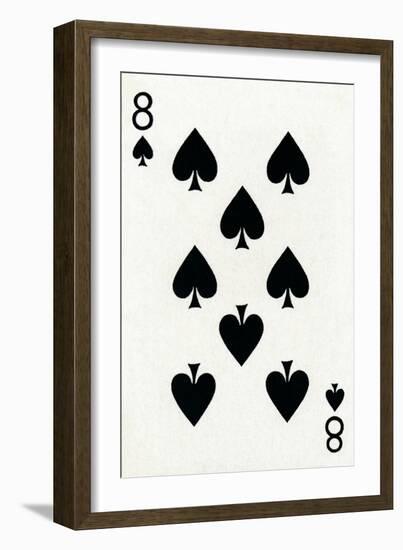 8 of Spades from a deck of Goodall & Son Ltd. playing cards, c1940-Unknown-Framed Giclee Print