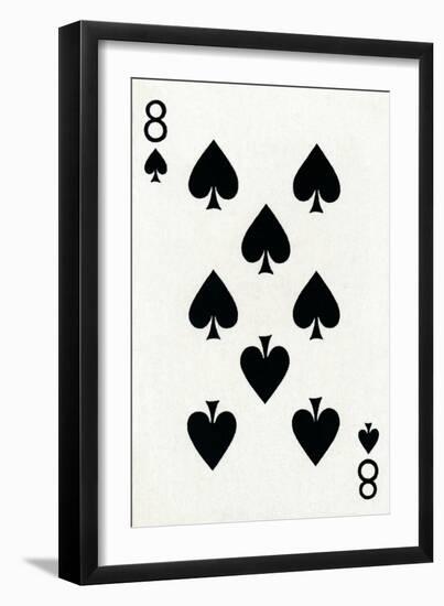 8 of Spades from a deck of Goodall & Son Ltd. playing cards, c1940-Unknown-Framed Giclee Print