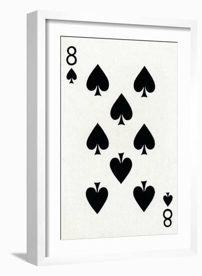 8 of Spades from a deck of Goodall & Son Ltd. playing cards, c1940-Unknown-Framed Giclee Print