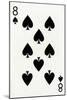 8 of Spades from a deck of Goodall & Son Ltd. playing cards, c1940-Unknown-Mounted Giclee Print