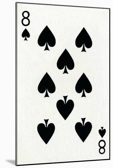 8 of Spades from a deck of Goodall & Son Ltd. playing cards, c1940-Unknown-Mounted Giclee Print