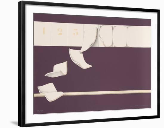 8 Sheets (Purple)-Lennart Nystrom-Framed Limited Edition