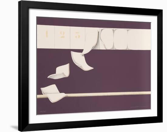 8 Sheets (Purple)-Lennart Nystrom-Framed Limited Edition