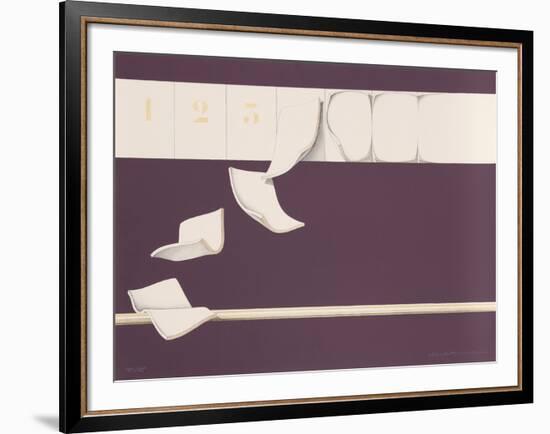 8 Sheets (Purple)-Lennart Nystrom-Framed Limited Edition