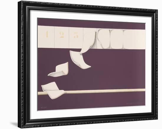 8 Sheets (Purple)-Lennart Nystrom-Framed Limited Edition