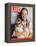 8-year-old Amelia and her American Girl doll Kristen on the cover of LIFE 12-03-2004.-Erin Patrice O'brien-Framed Premier Image Canvas