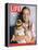 8-year-old Amelia and her American Girl doll Kristen on the cover of LIFE 12-03-2004.-Erin Patrice O'brien-Framed Premier Image Canvas