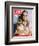 8-year-old Amelia and her American Girl doll Kristen on the cover of LIFE 12-03-2004.-Erin Patrice O'brien-Framed Photographic Print