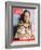 8-year-old Amelia and her American Girl doll Kristen on the cover of LIFE 12-03-2004.-Erin Patrice O'brien-Framed Photographic Print