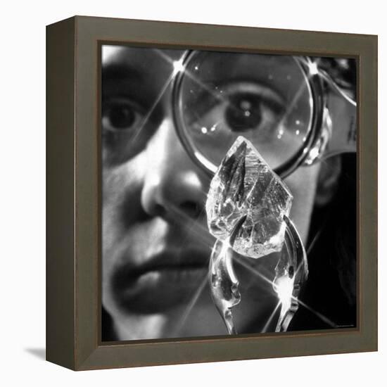 80 Carat Uncut Diamond, Unusual Christmas Gift Suggestion at Tiffany's-Yale Joel-Framed Premier Image Canvas