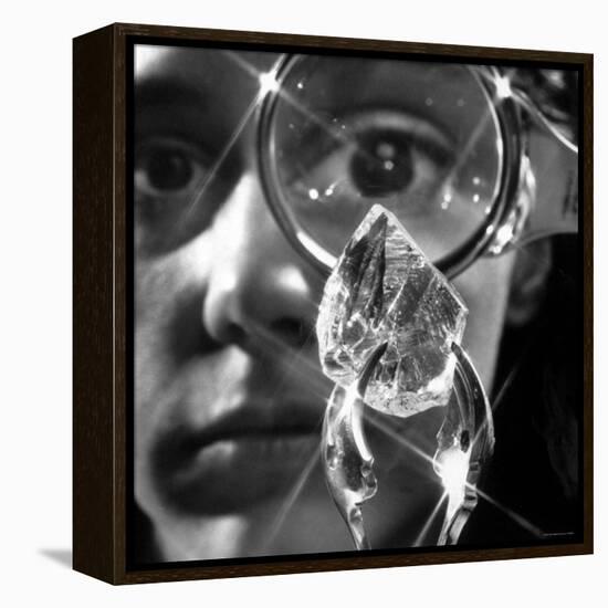 80 Carat Uncut Diamond, Unusual Christmas Gift Suggestion at Tiffany's-Yale Joel-Framed Premier Image Canvas