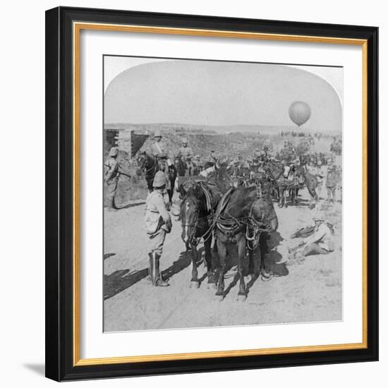 84th Battery and Balloon Corps, Boer War, South Africa, 1901-Underwood & Underwood-Framed Giclee Print