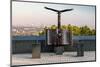 9/11 Memorial Eagle Rock Reservation in West Orange, New Jersey with view of New York City-null-Mounted Photographic Print