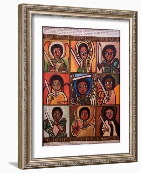 9 Guardian Angels, 1991-Laura James-Framed Giclee Print