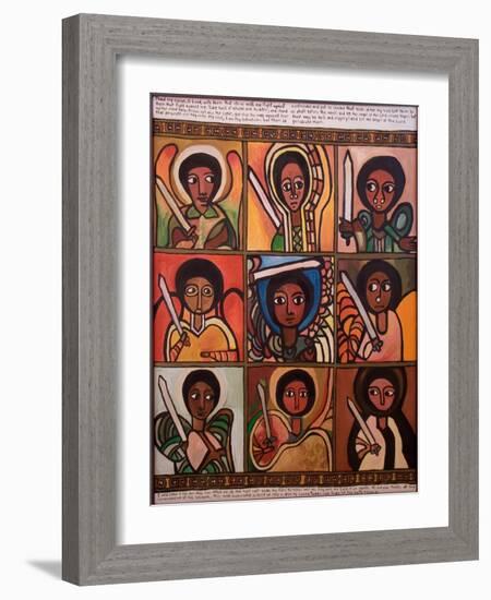 9 Guardian Angels, 1991-Laura James-Framed Giclee Print