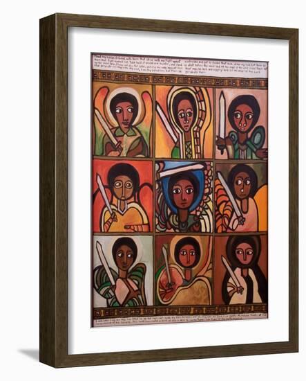 9 Guardian Angels, 1991-Laura James-Framed Giclee Print