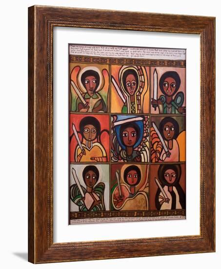 9 Guardian Angels, 1991-Laura James-Framed Giclee Print