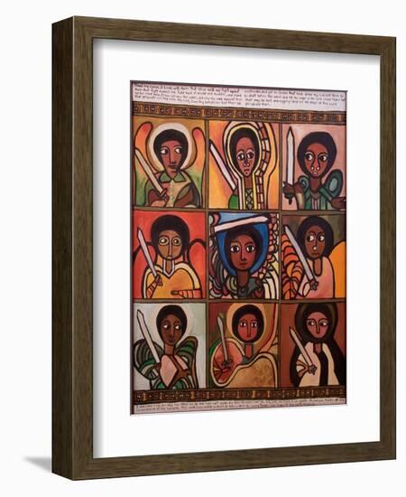 9 Guardian Angels, 1991-Laura James-Framed Giclee Print