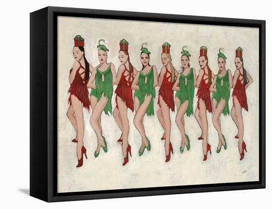 9 Ladies Dancing II-Clayton Rabo-Framed Premier Image Canvas