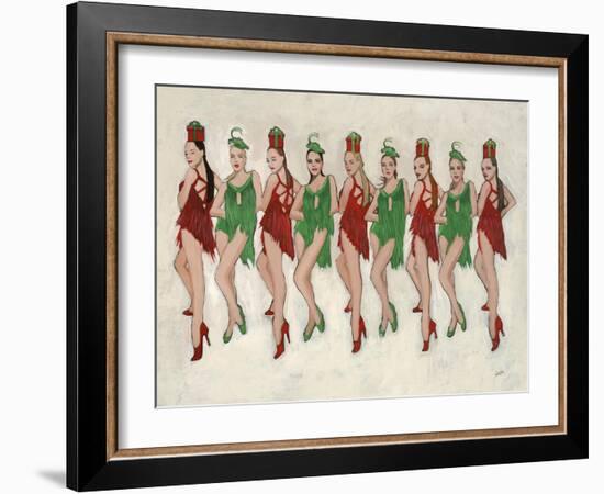 9 Ladies Dancing II-Clayton Rabo-Framed Giclee Print