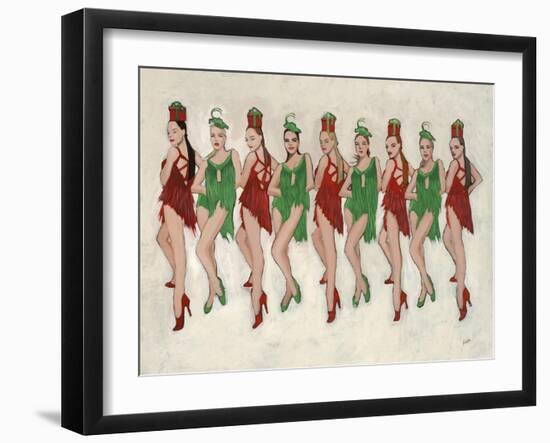 9 Ladies Dancing II-Clayton Rabo-Framed Giclee Print