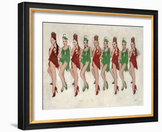 9 Ladies Dancing II-Clayton Rabo-Framed Giclee Print