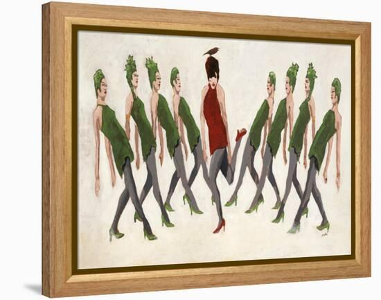 9 Ladies Dancing-Clayton Rabo-Framed Premier Image Canvas