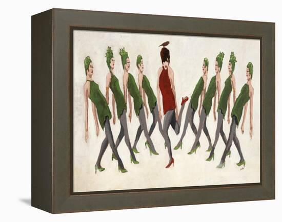 9 Ladies Dancing-Clayton Rabo-Framed Premier Image Canvas