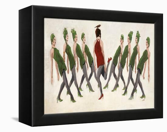 9 Ladies Dancing-Clayton Rabo-Framed Premier Image Canvas