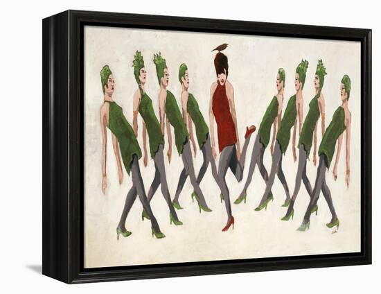 9 Ladies Dancing-Clayton Rabo-Framed Premier Image Canvas