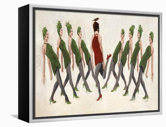 9 Ladies Dancing-Clayton Rabo-Framed Premier Image Canvas