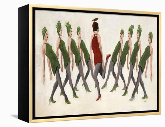 9 Ladies Dancing-Clayton Rabo-Framed Premier Image Canvas