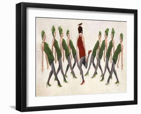 9 Ladies Dancing-Clayton Rabo-Framed Giclee Print