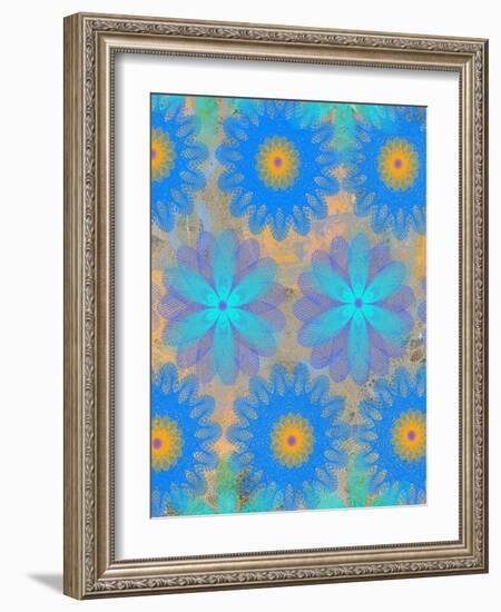 9 of 22 abstract art Circle Color Decor 3 D E-Ricki Mountain-Framed Art Print