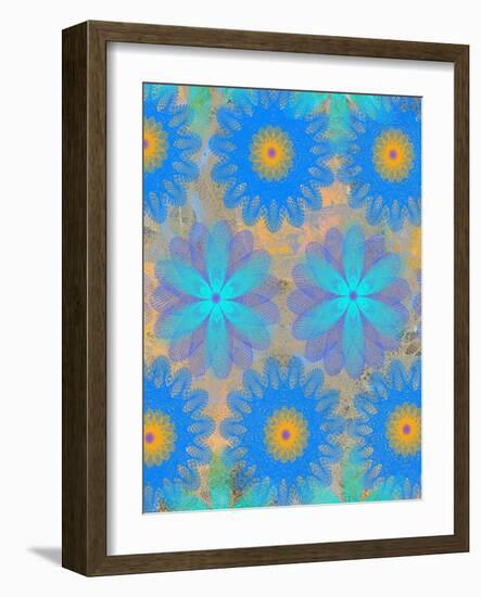 9 of 22 abstract art Circle Color Decor 3 D E-Ricki Mountain-Framed Art Print