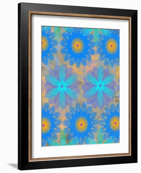 9 of 22 abstract art Circle Color Decor 3 D E-Ricki Mountain-Framed Art Print