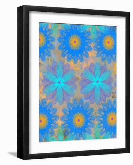 9 of 22 abstract art Circle Color Decor 3 D E-Ricki Mountain-Framed Art Print