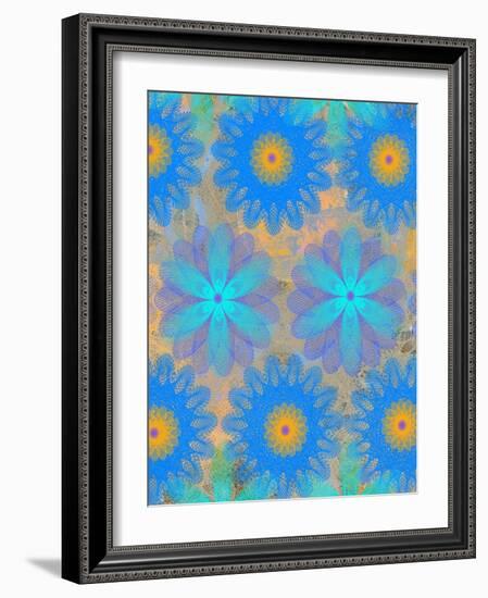 9 of 22 abstract art Circle Color Decor 3 D E-Ricki Mountain-Framed Art Print