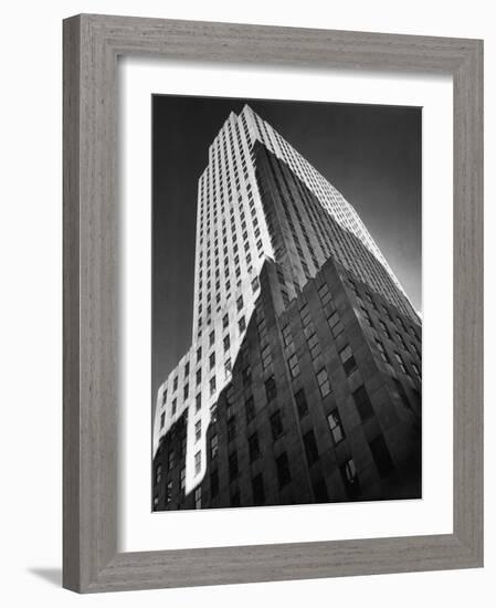 9 Rockefeller Plaza, Which Housed Time Editorial Offices from 1938-1960-Margaret Bourke-White-Framed Photographic Print